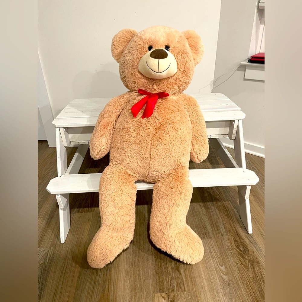 3.5 feet teddy bear stuffed toy super soft!